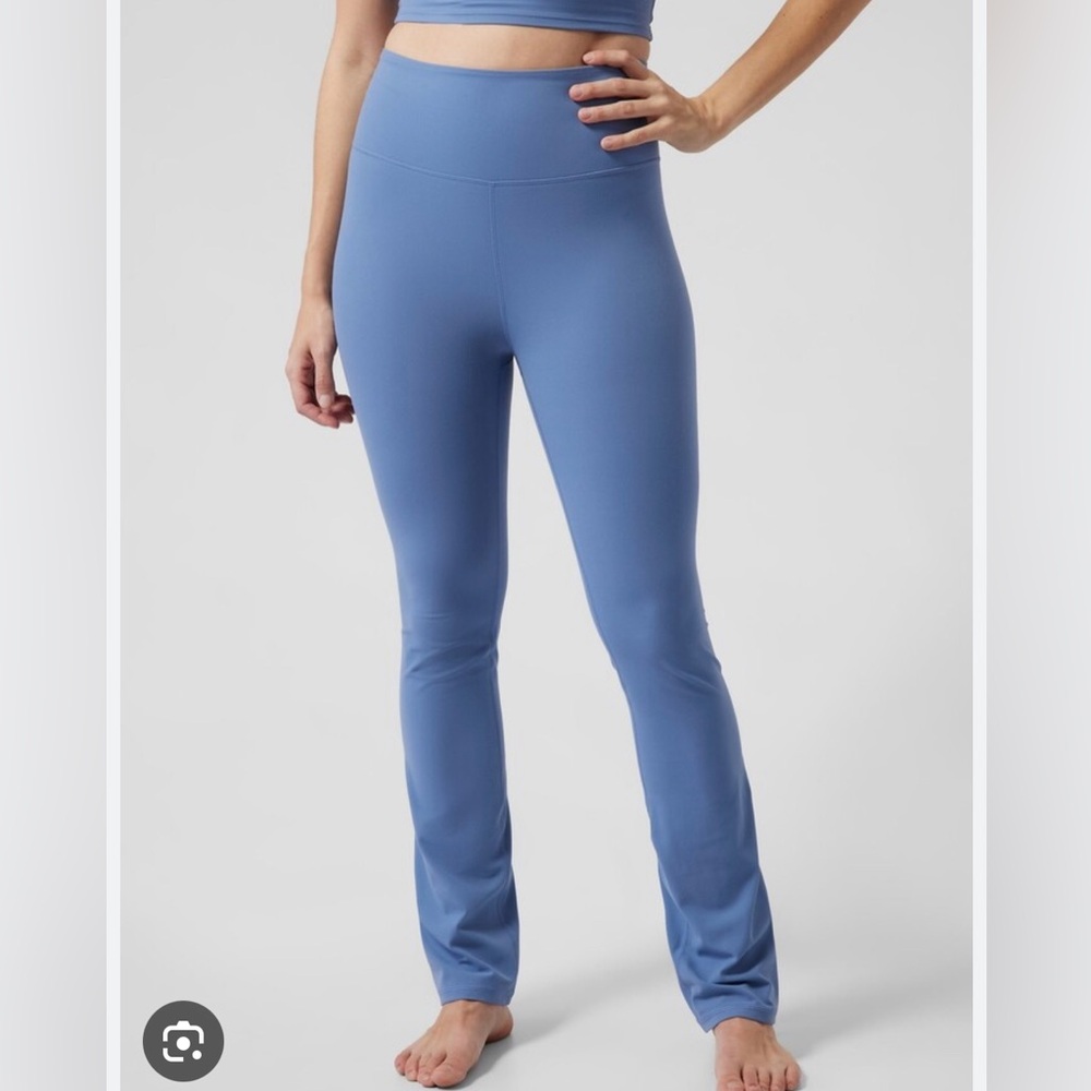 Athleta | Elation Straight leg Pants | High Rise | Cottage Blue | Size XL | NWT